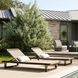 Daytona Buff and Blackened Bronze Outdoor Chaise