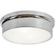 Ciotola 2 Light 12 inch Chrome Flush Mount Ceiling Light
