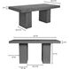 Aurelius 63 X 35.5 inch Grey Outdoor Dining Table