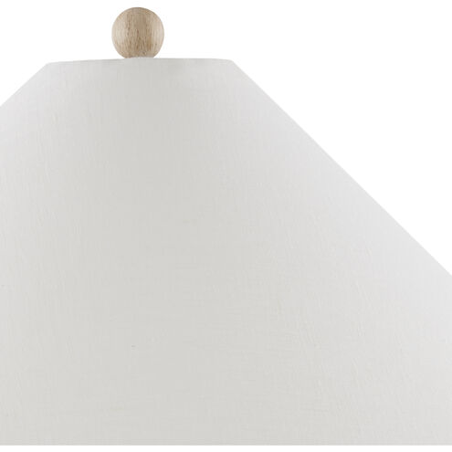 Hastings 31 inch Whitewash/Polished Nickel Table Lamp Portable Light