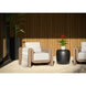 Iolite 21.75 X 21.5 inch Black Outdoor End Table