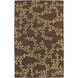 Artist Studio 156 X 108 inch Dark Brown, Lime Rug