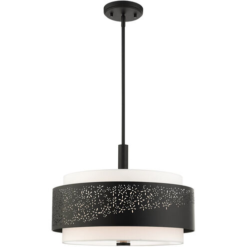 Noria 4 Light 20 inch Black Chandelier Ceiling Light