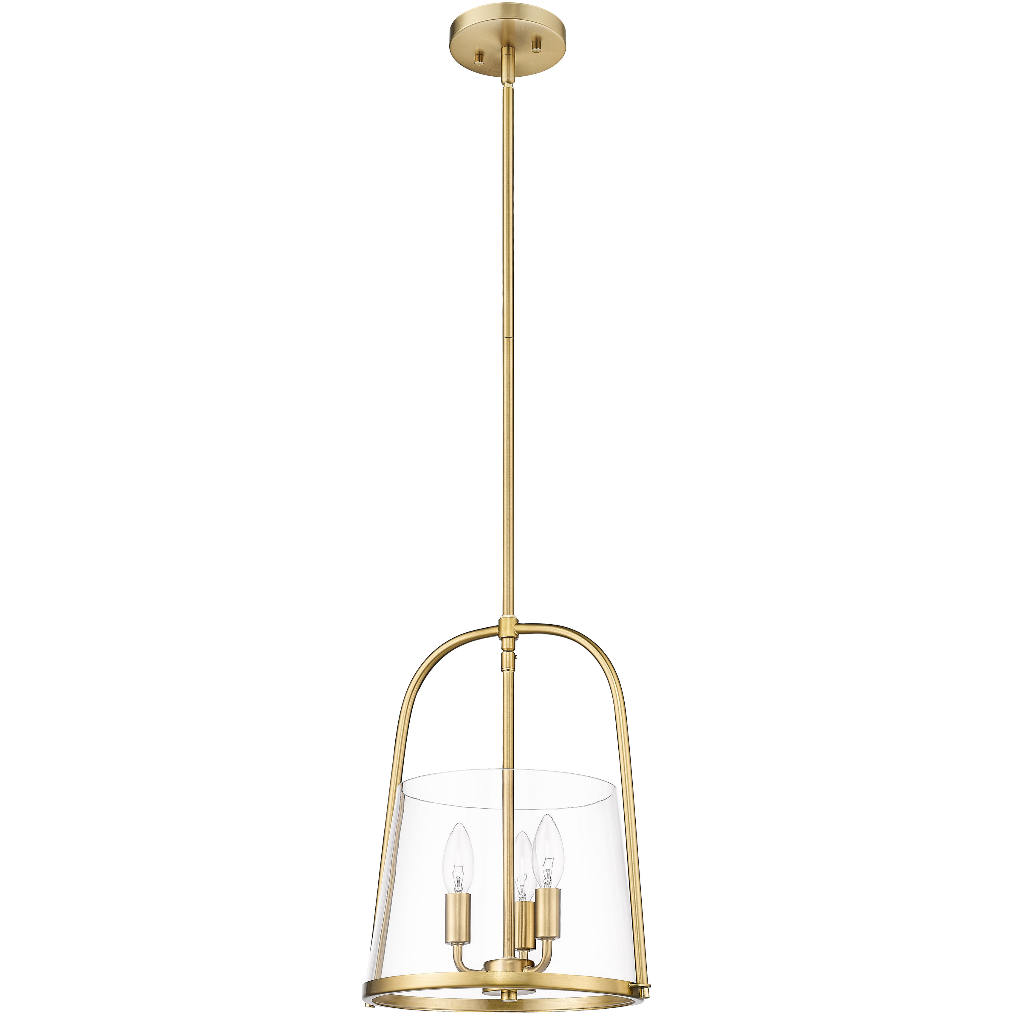 Archis 3 Light 12 inch Modern Gold Pendant Ceiling Light