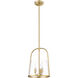 Archis 3 Light 12 inch Modern Gold Pendant Ceiling Light