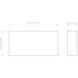 Tile LED 13.39 inch Matte White ADA Interior Wall Light