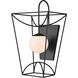 Rochefort 1 Light 31 inch Black/White Indoor/Outdoor Wall Sconce, Large