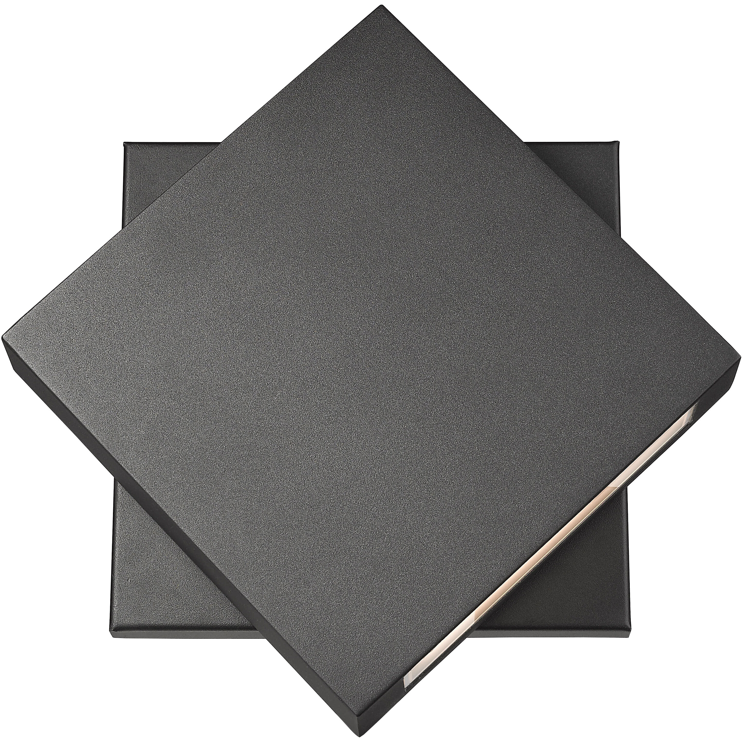 Quadrate LED 11.25 inch Black Outdoor Wall Light