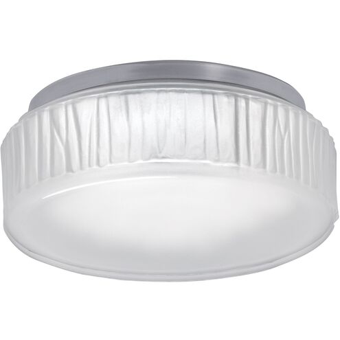 Bark LED 7 inch Polished Nickel with Frosted White Flush Mount Ceiling Light