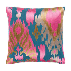 Ara 18 X 18 inch Bright Pink Pillow Kit, Square