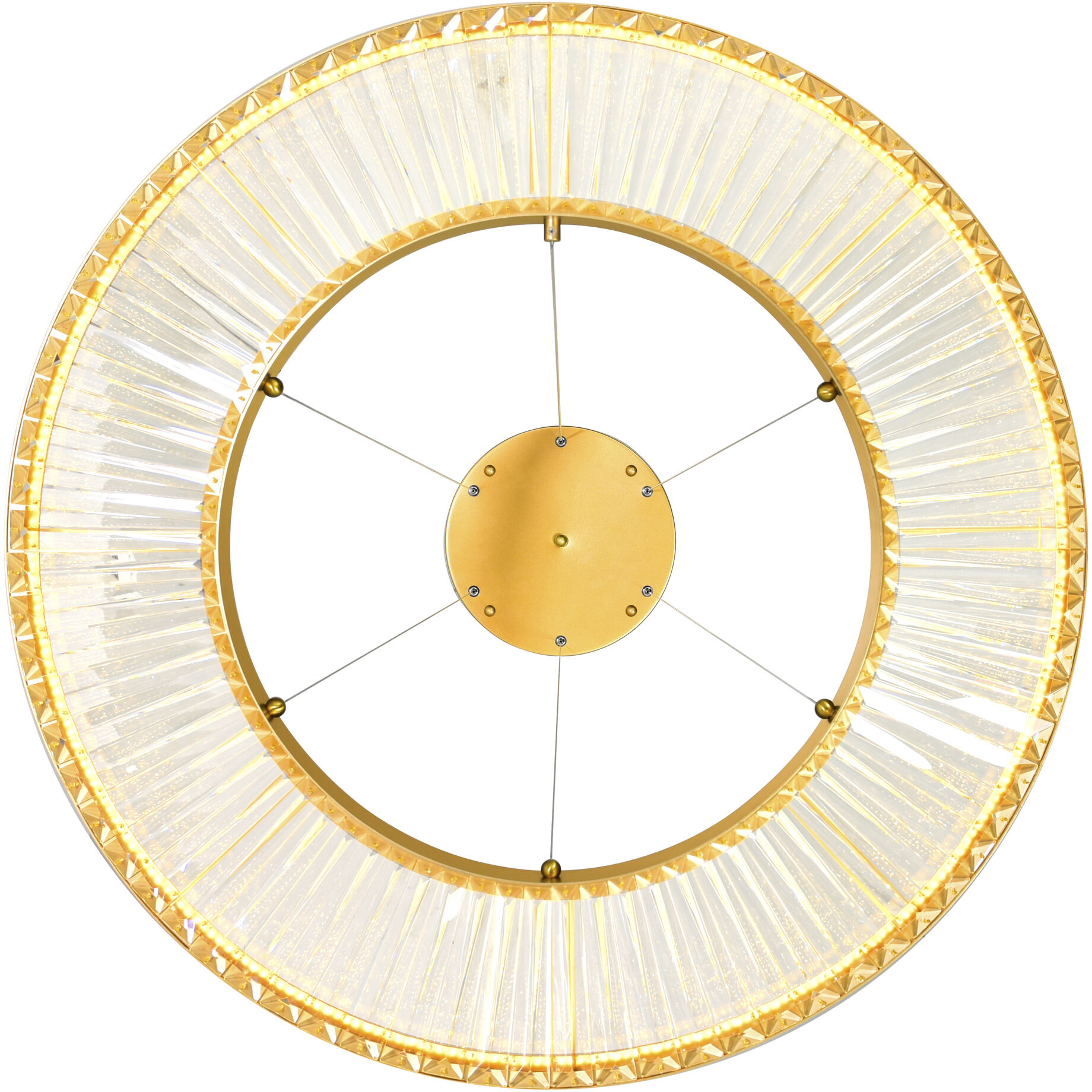 Bjoux LED 32 inch Brass Down Chandelier Ceiling Light