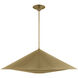 Kelly by Kelly Wearstler Echo 1 Light 36 inch Burnished Brass Pendant Ceiling Light