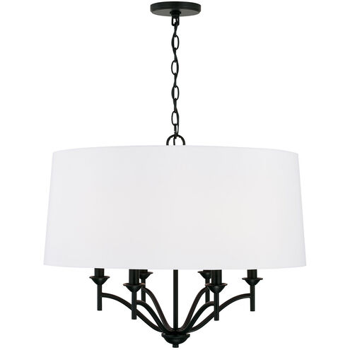 Peyton 6 Light 26 inch Matte Black Pendant Ceiling Light