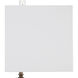 Applique 27.25 inch 150 watt Gray and Clear with Antique Brass Table Lamp Portable Light