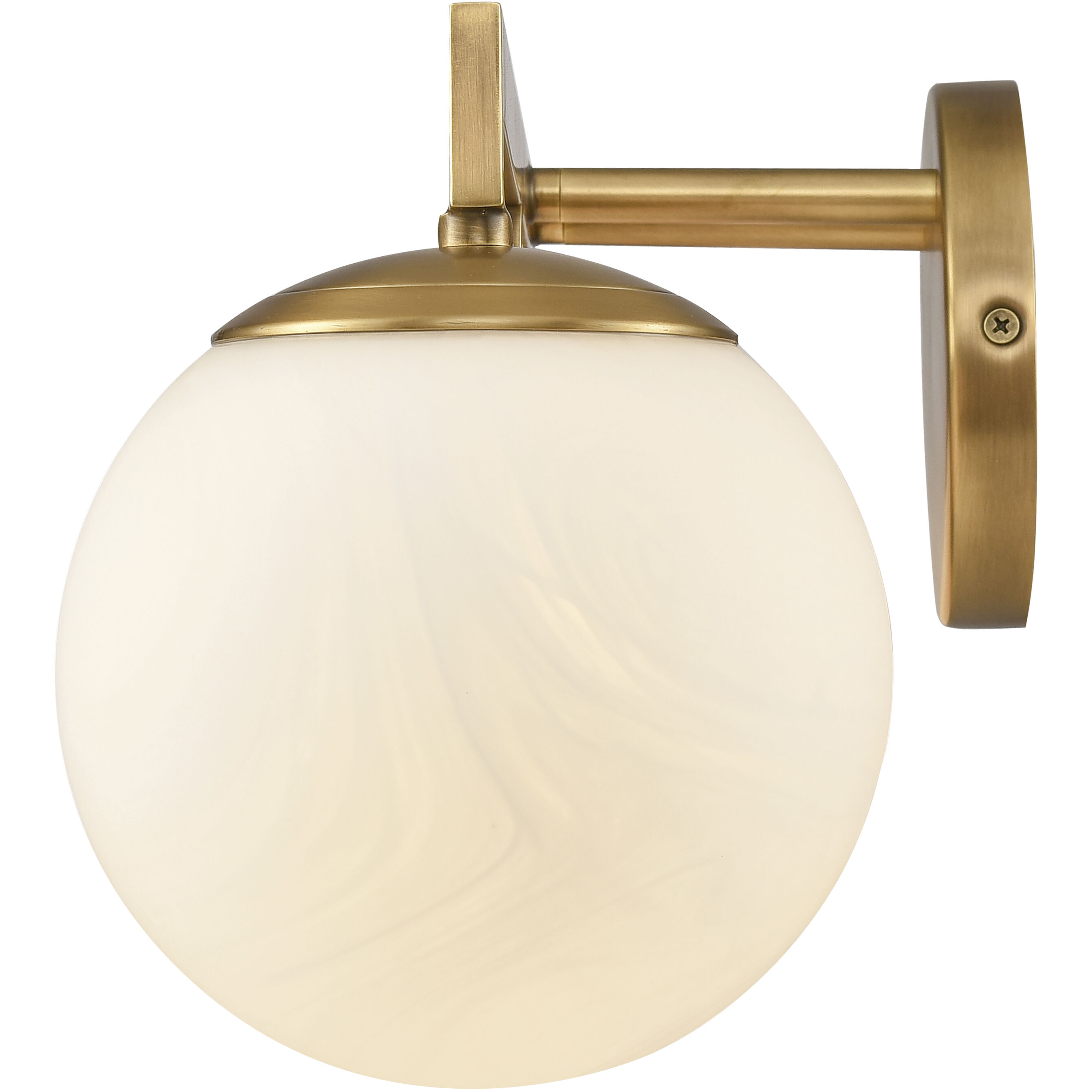 Gillian 4 Light 32 inch Natural Brass Vanity Light Wall Light