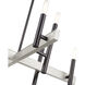 Denmark 8 Light 28 inch Black Chrome Chandelier Ceiling Light
