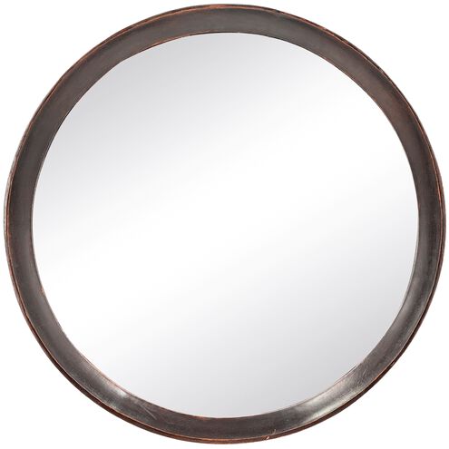 Porthole 19.8 X 19.8 inch Dark Brown Mirror