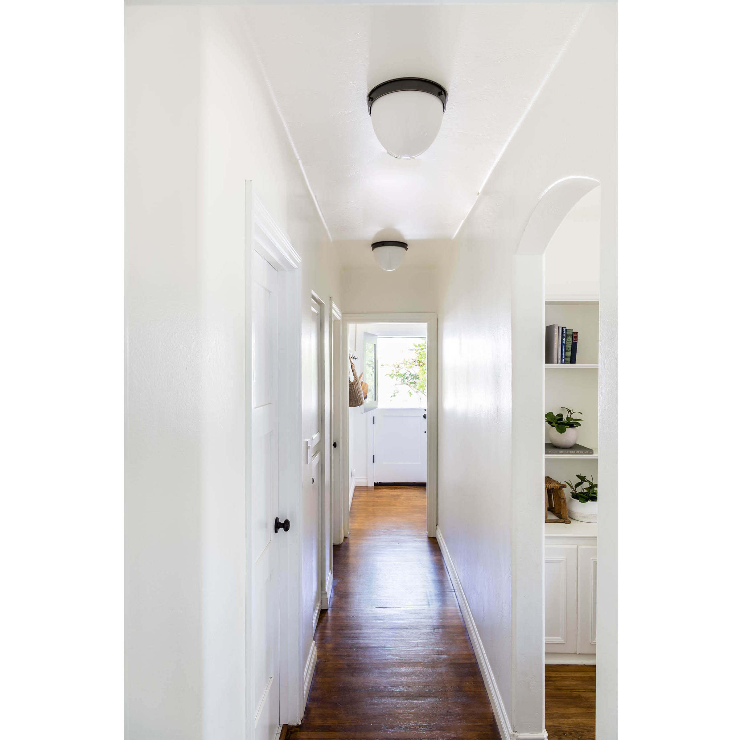 Bay Harbor 1 Light 11 inch Oil Rubbed Bronze Flush Mount Ceiling Light