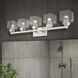 Aragon 5 Light 42 inch Brushed Nickel Vanity Sconce Wall Light