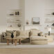 Olivia Beige Occasional Chair, Left