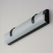 Clutch LED 22 inch Black Bath Vanity Wall Light