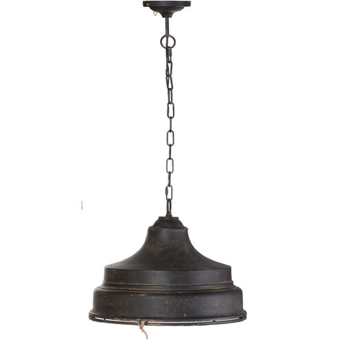 Quillon 18.1 inch Antique Black Pendant Ceiling Light