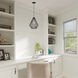 Geometric 1 Light 12 inch Black Mini Pendant Ceiling Light