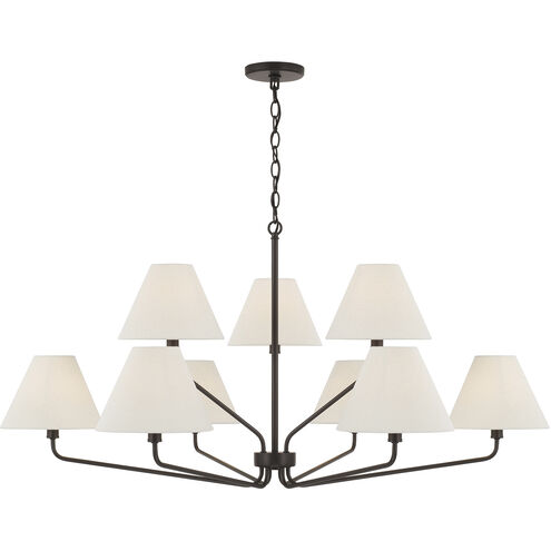 Chadwick 9 Light 45 inch Espresso Chandelier Ceiling Light