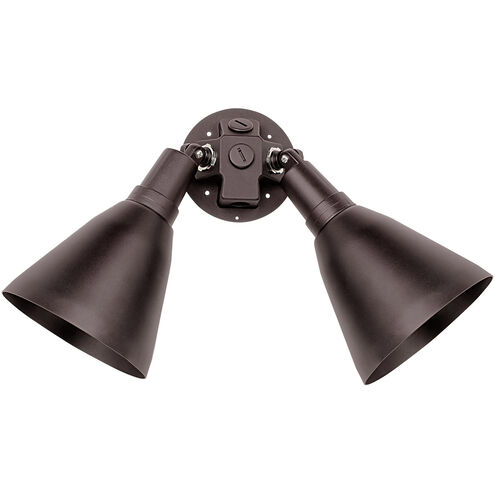 Spots 2 Light 13 inch Tawny Bronze Outdoor Wall Mount
