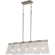 Serenity 5 Light 37.88 inch Pewter Linear Pendant Ceiling Light