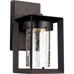 Taylor LED 10 inch Black Outdoor Wall Lantern