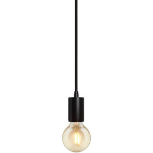 Gents 1 Light 4.4 inch Black Pendant Ceiling Light