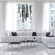 Santana LED 10 inch Satin Nickel Chandelier Ceiling Light