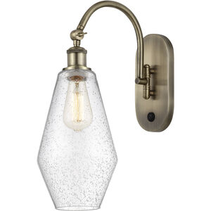 Ballston Cindyrella LED 7 inch Antique Brass Sconce Wall Light in Seedy Glass