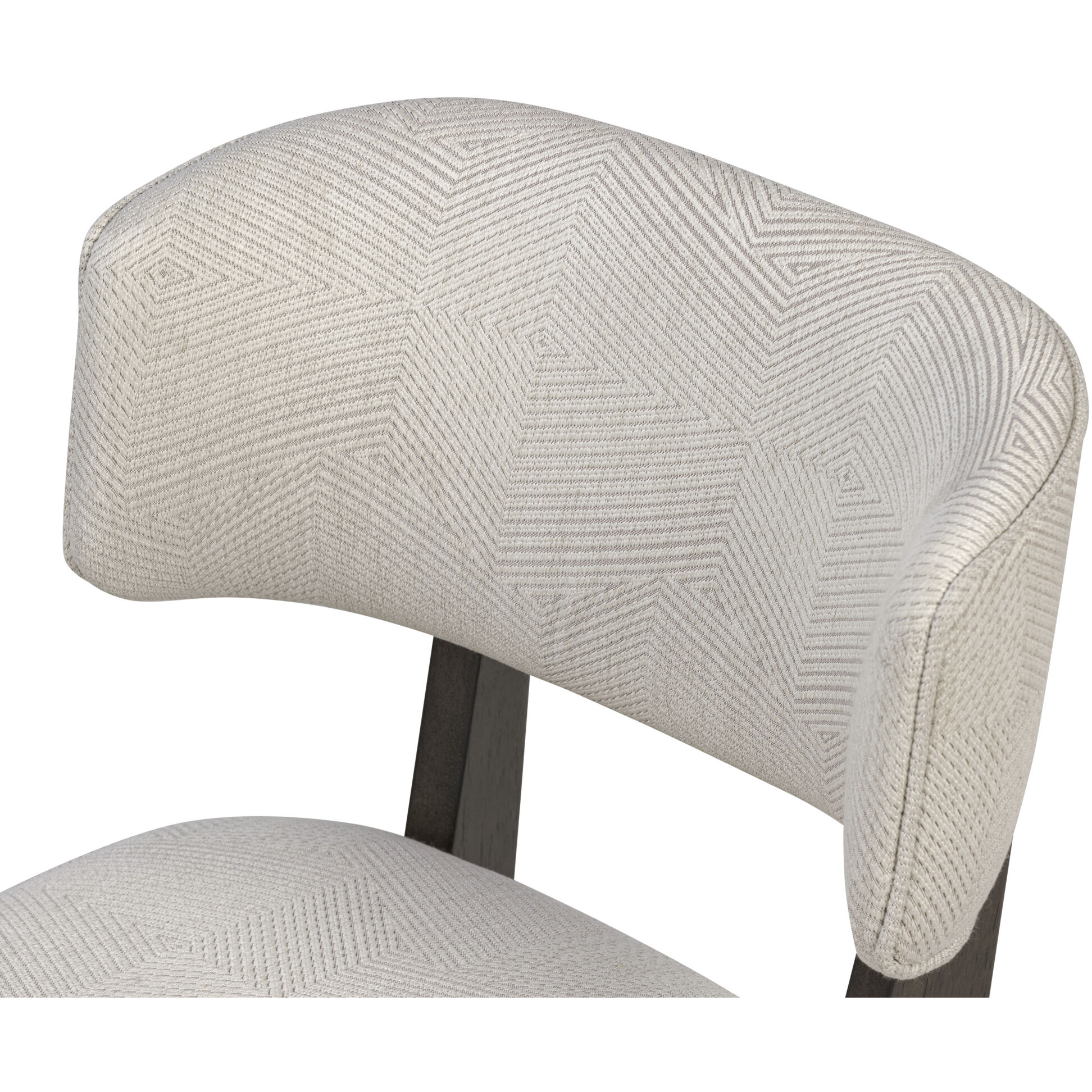 Terra Dark Brown Oak with Ecru Dining Chair, Set of 2