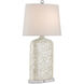 Gerri Dot 31.5 inch 150 watt White/Clear Table Lamp Portable Light