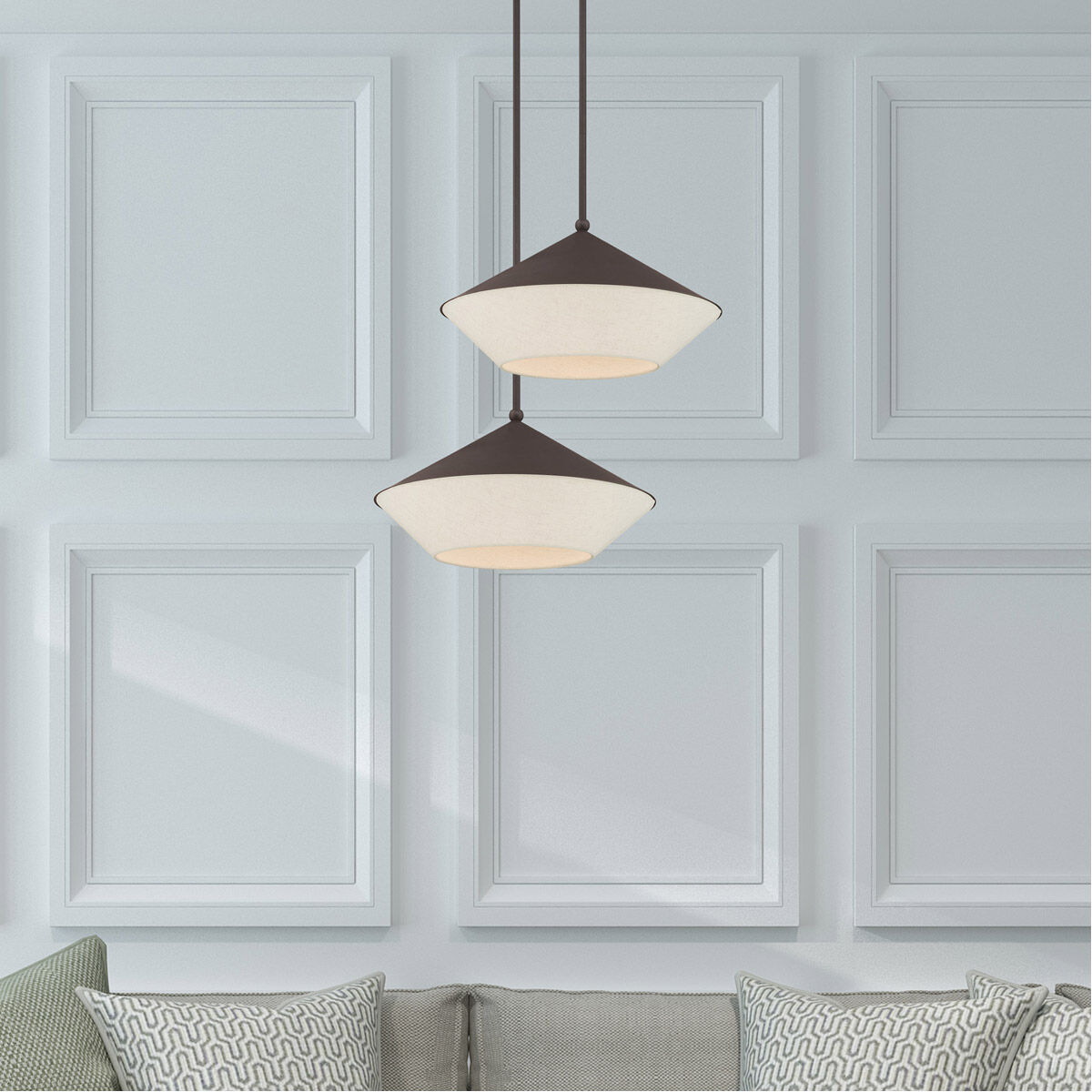 Stockholm 1 Light 18 inch Bronze Pendant Ceiling Light