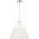 Fulton Pendant Ceiling Light in Polished Nickel
