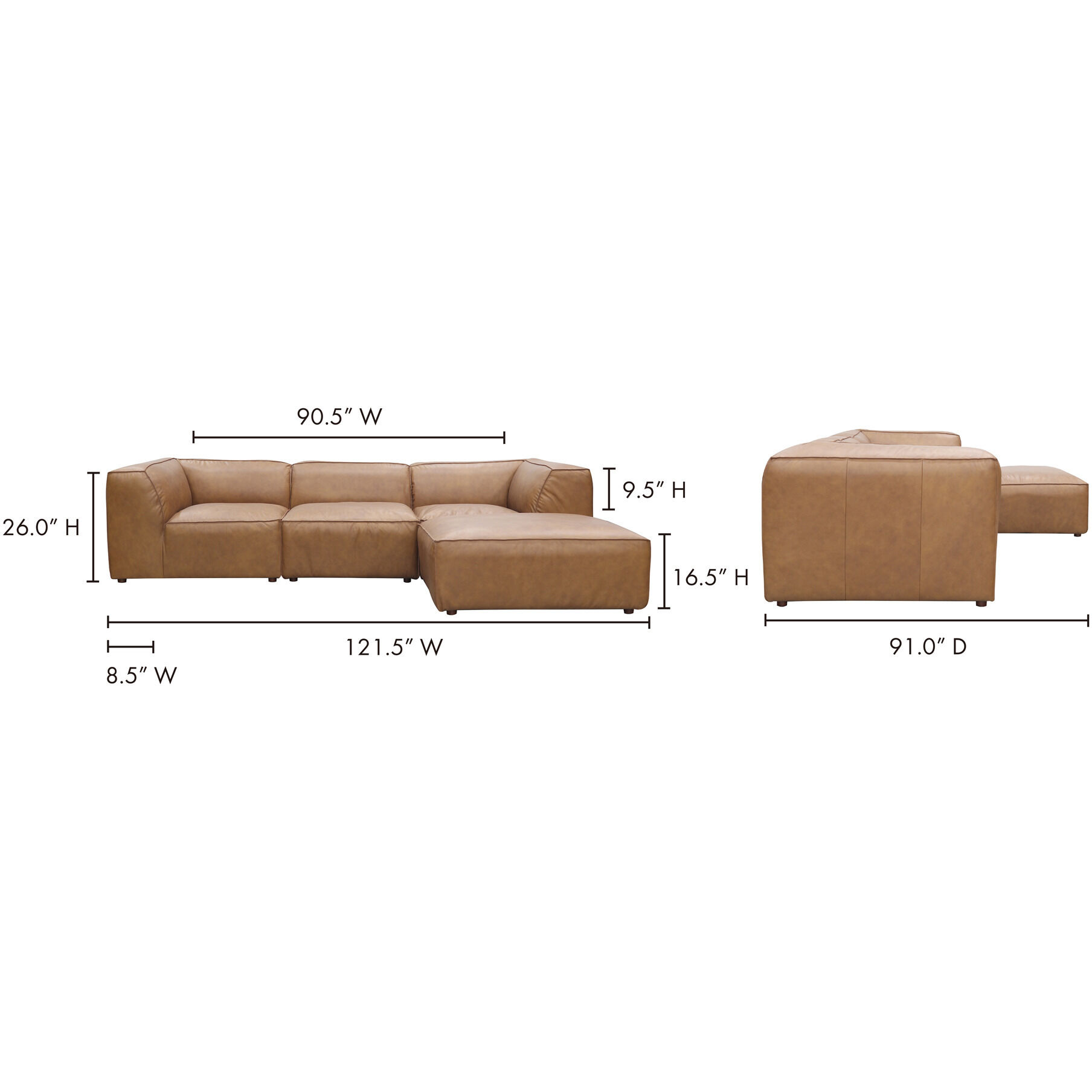 Form Sonoran Tan Modular, Lounge