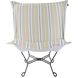 Dune Moss Outdoor Puff Scroll Chair