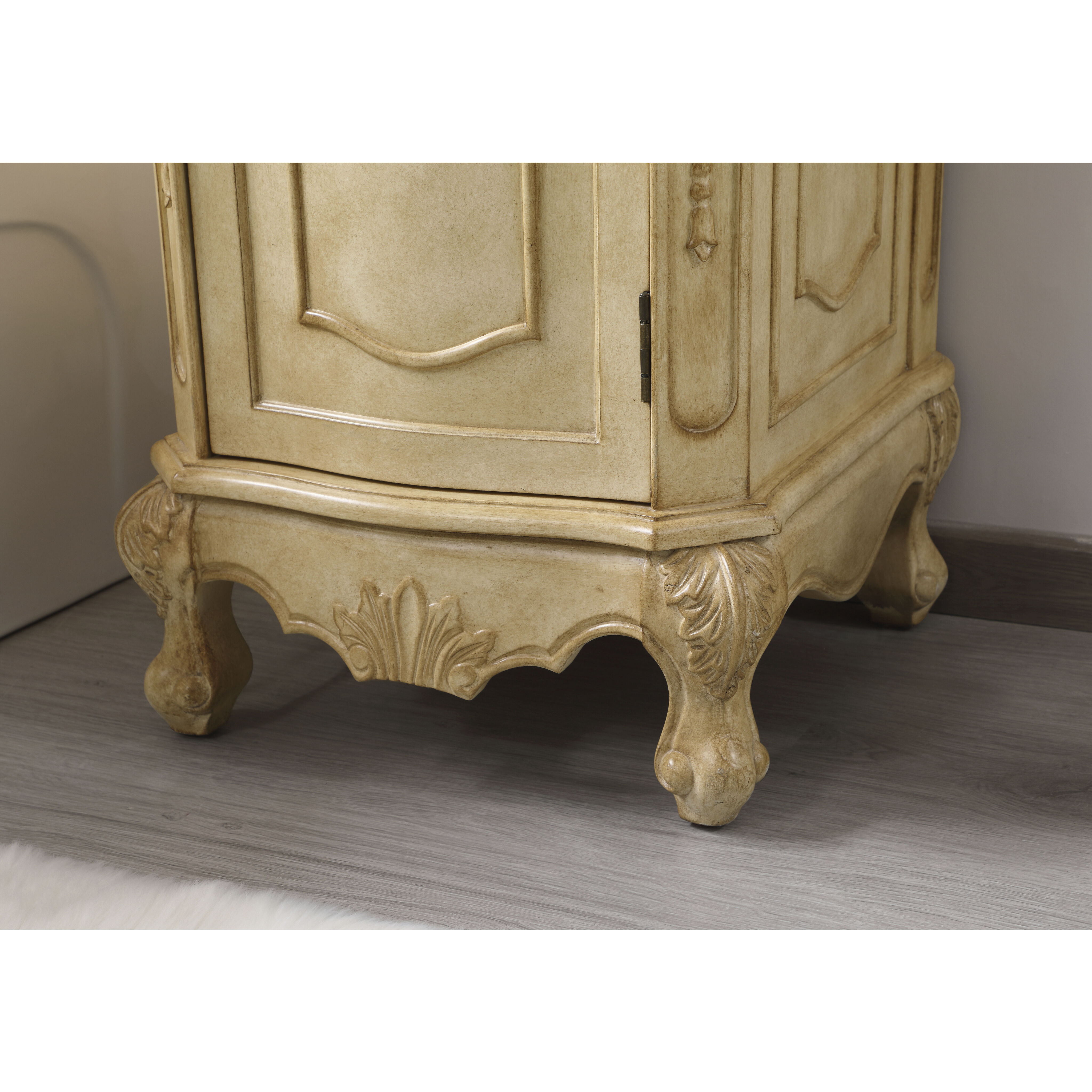 Danville 19 X 19 X 36 inch Antique Beige Vanity Sink Set