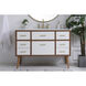 Boise 48 X 34 inch White Vanity Sink Set