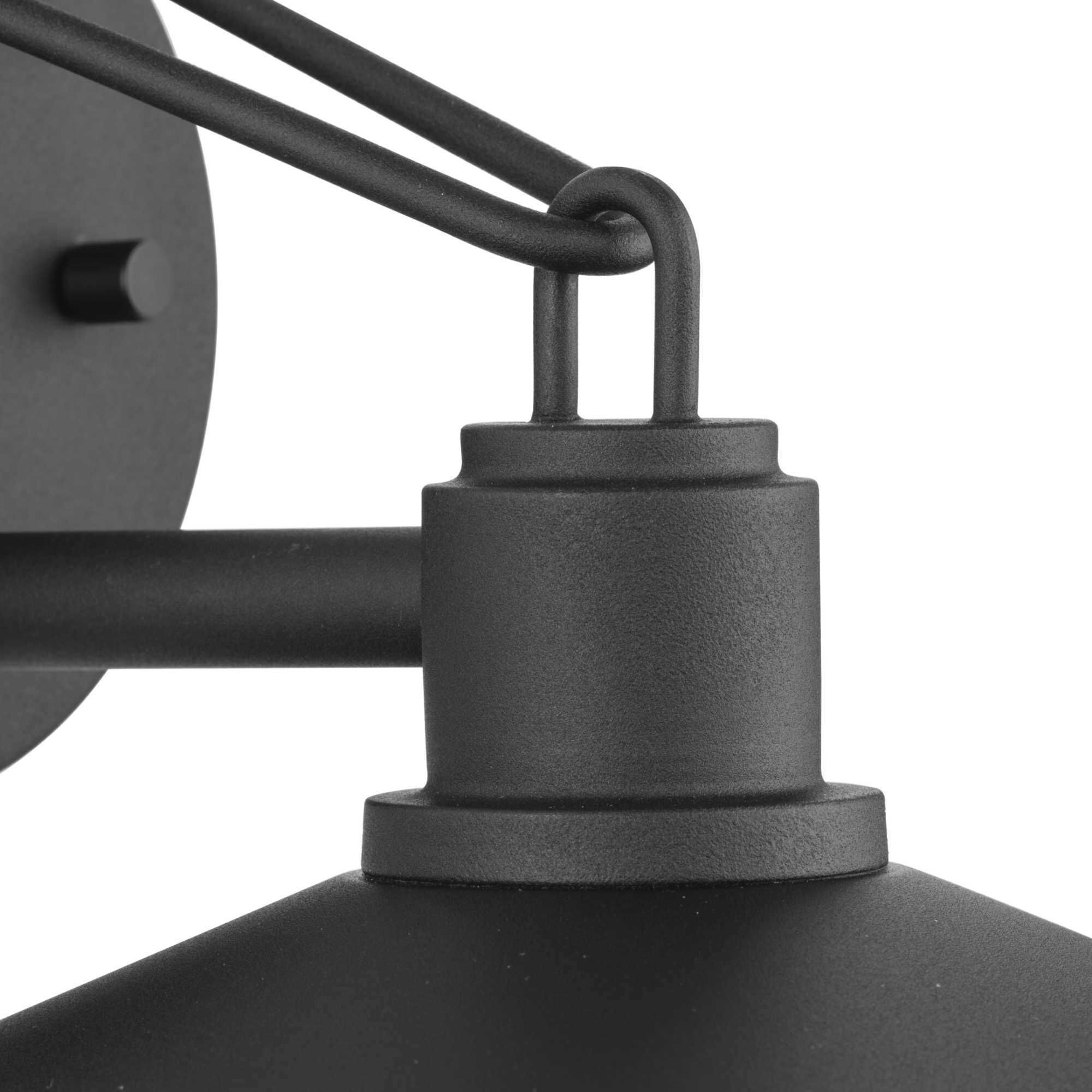 Precinct 1 Light 9.5 inch Textured Black Outdoor Wall Lantern