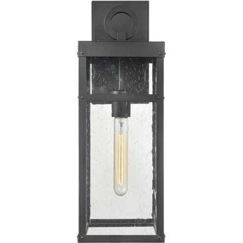 Dalton 1 Light 19.5 inch Textured Black Outdoor Wall Sconce
