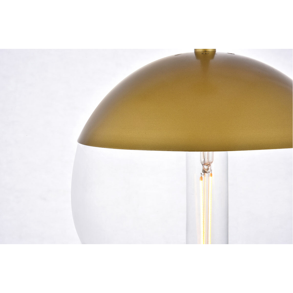 Eclipse 3 Light 18 inch Brass Pendant Ceiling Light