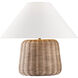 Thom Filicia Dumar 20.5 inch 9 watt Blonde Rattan Table Lamp Portable Light