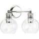 Hansford 2 Light 16 inch Polished Nickel Bath Vanity Wall Light