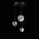 Quest LED 11.75 inch Black Multi-Light Pendant Ceiling Light, Beyond