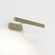 Renoir 0 watt 13.78 inch Matte Brushed Brass Interior Picture Light Wall Light