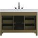 Nathan 48 X 34 inch Chestnut Brown Bathroom Vanity Cabinet in Not Included